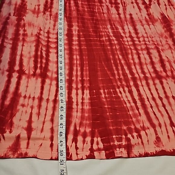 Agree Dress/Pretty Pink & white tie dye print/cross front/elastic waist & comfy! - Picture 4 of 6